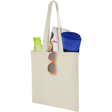 Logo trade corporate gifts picture of: Carolina 100 g/m² cotton tote bag 7L