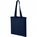 Carolina 100 g/m² cotton tote bag 7L, Navy