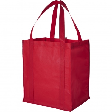 Logo trade corporate gifts image of: Liberty bottom board non-woven tote bag 29L