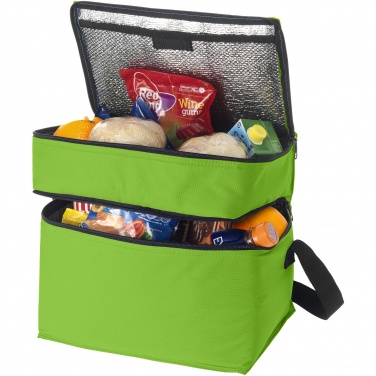 Logotrade promotional products photo of: Oslo 2-zippered compartments cooler bag 13L