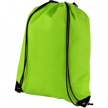 Logo trade corporate gifts picture of: Evergreen non-woven drawstring bag 5L