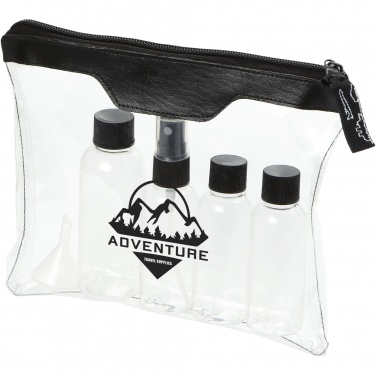 Logo trade corporate gifts image of: Munich airline approved travel bottle set