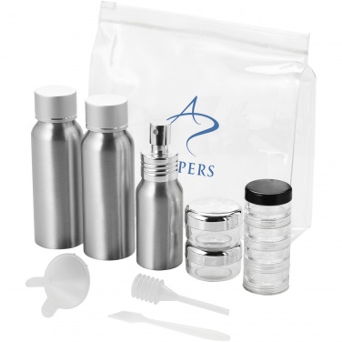 Logo trade promotional merchandise photo of: Frankfurt airline approved travel bottle set