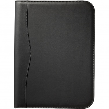 Logo trade corporate gift photo of: Ebony A4 zippered portfolio