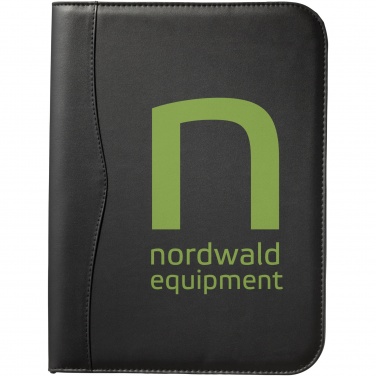 Logo trade promotional products picture of: Ebony A4 zippered portfolio