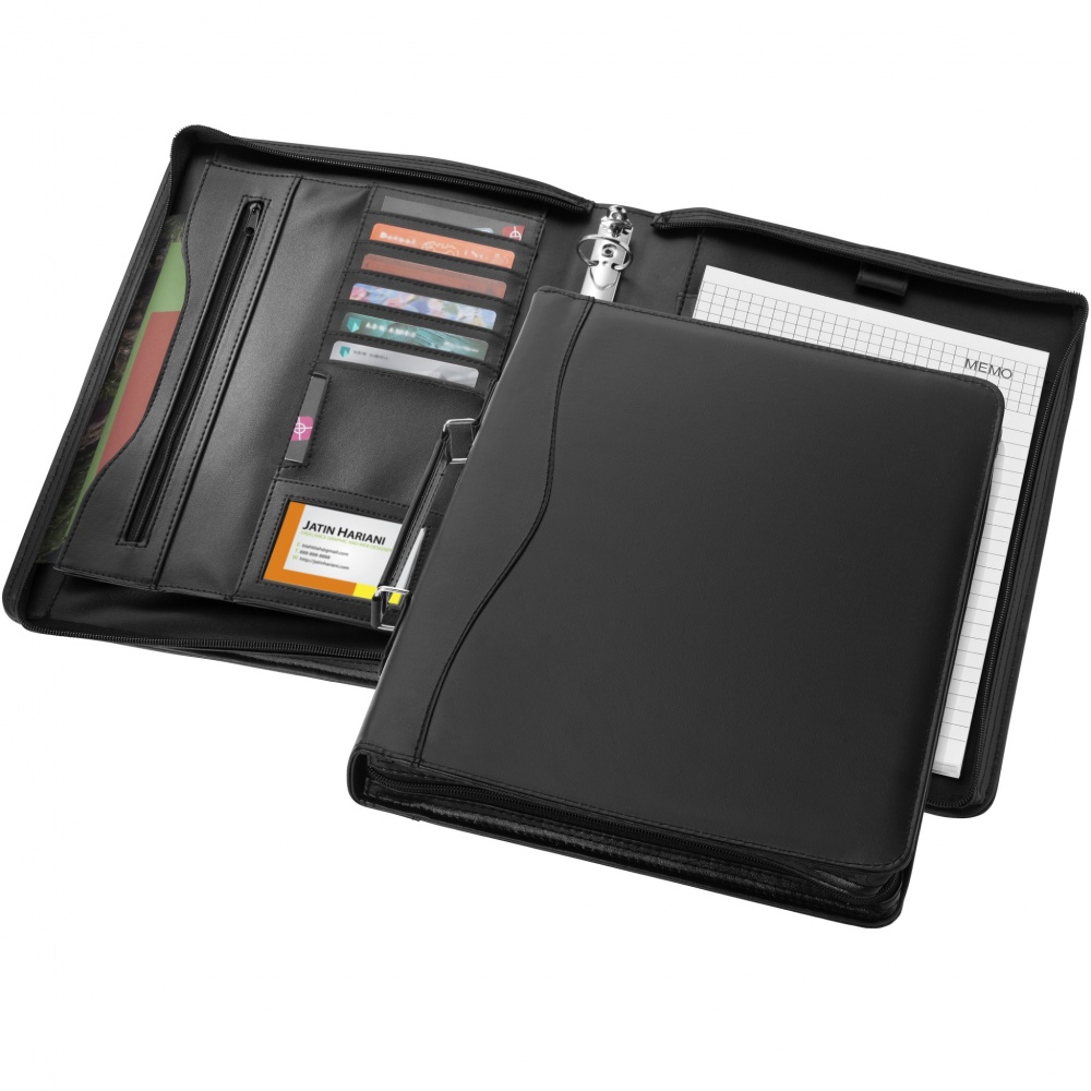 Logo trade corporate gift photo of: Ebony A4 briefcase portfolio