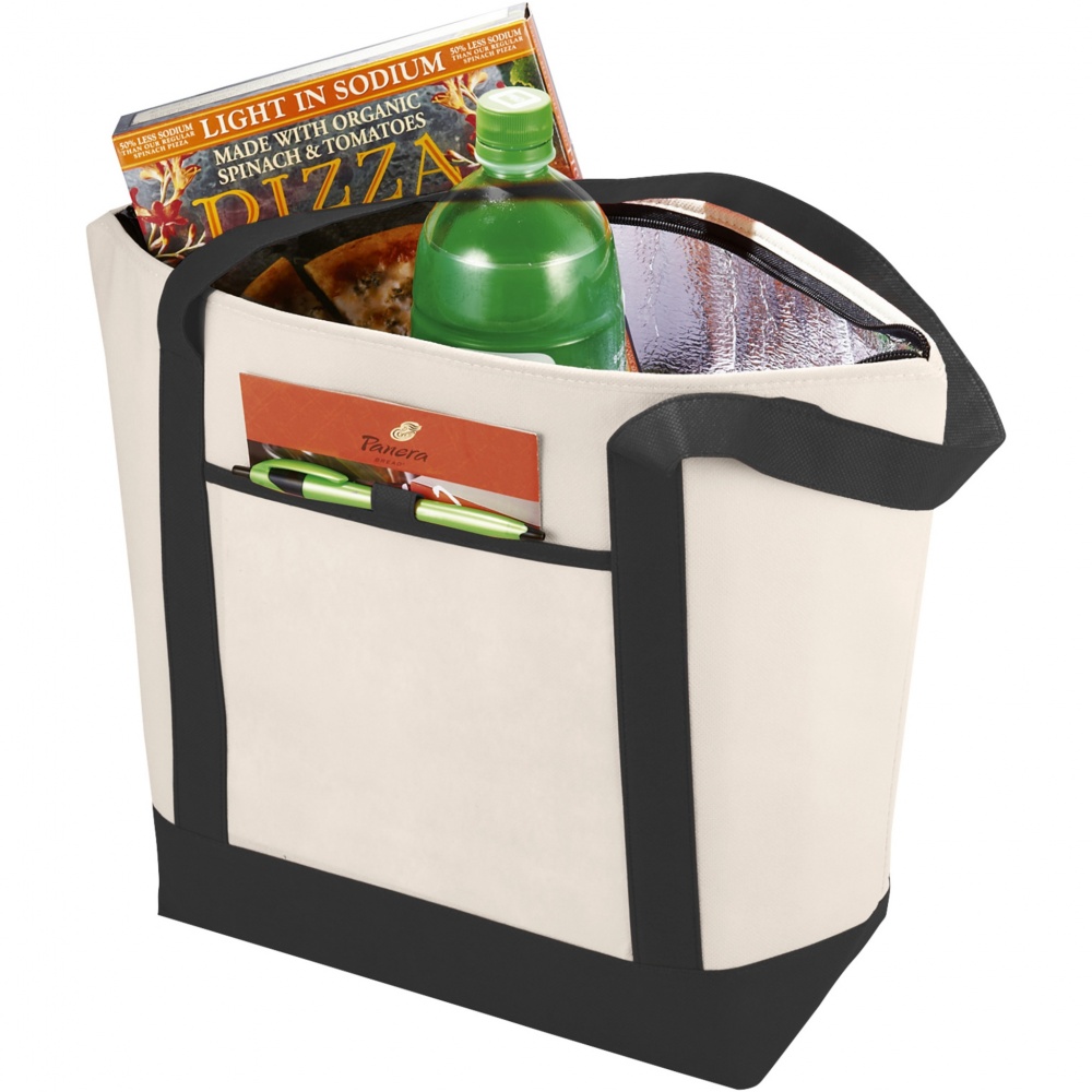 Logo trade advertising product photo of: Lighthouse non-woven cooler tote 21L