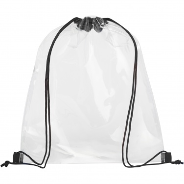 Logotrade promotional item image of: Lancaster transparent drawstring bag 5L