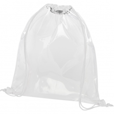 Logotrade corporate gift image of: Lancaster transparent drawstring bag 5L