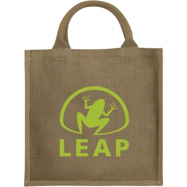 Logo trade promotional gifts image of: Chennai jute tote bag 16L