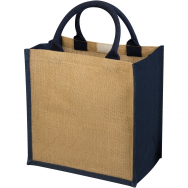 Logo trade business gifts image of: Chennai jute tote bag 16L