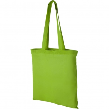 Logo trade promotional giveaways image of: Peru 180 g/m² cotton tote bag 7L