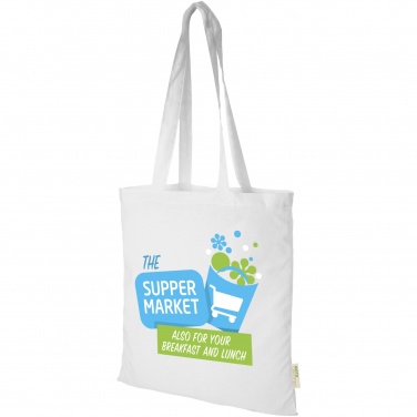 Logotrade promotional giveaway image of: Orissa 100 g/m² organic cotton tote bag 7L