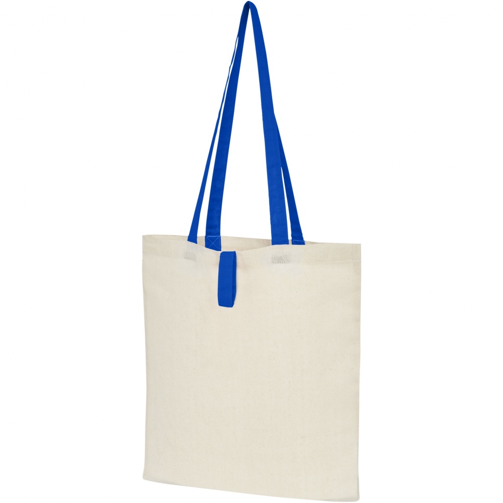 Logo trade corporate gifts picture of: Nevada 100 g/m² cotton foldable tote bag 7L