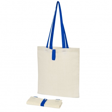 Logo trade promotional giveaways picture of: Nevada 100 g/m² cotton foldable tote bag 7L