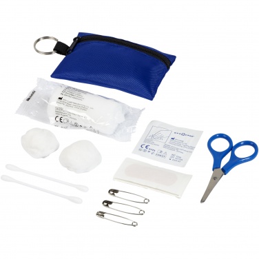 Logo trade promotional product photo of: Valdemar 16-piece first aid keyring pouch