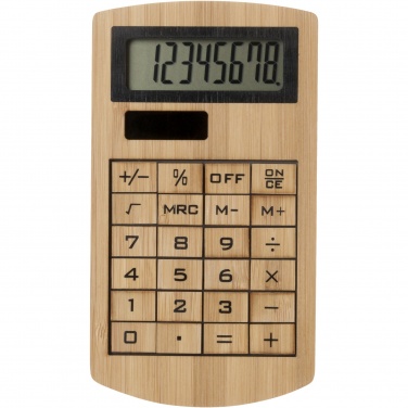 Logotrade business gift image of: Eugene calculator made of bamboo