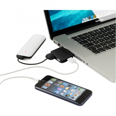 Logo trade corporate gifts image of: Gaia 4-port USB hub