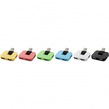 Logo trade advertising product photo of: Gaia 4-port USB hub