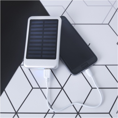 Logotrade promotional giveaway image of: Bask 4000 mAh solar power bank