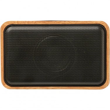 Logotrade promotional giveaways photo of: Wooden 3W speaker with wireless charging pad