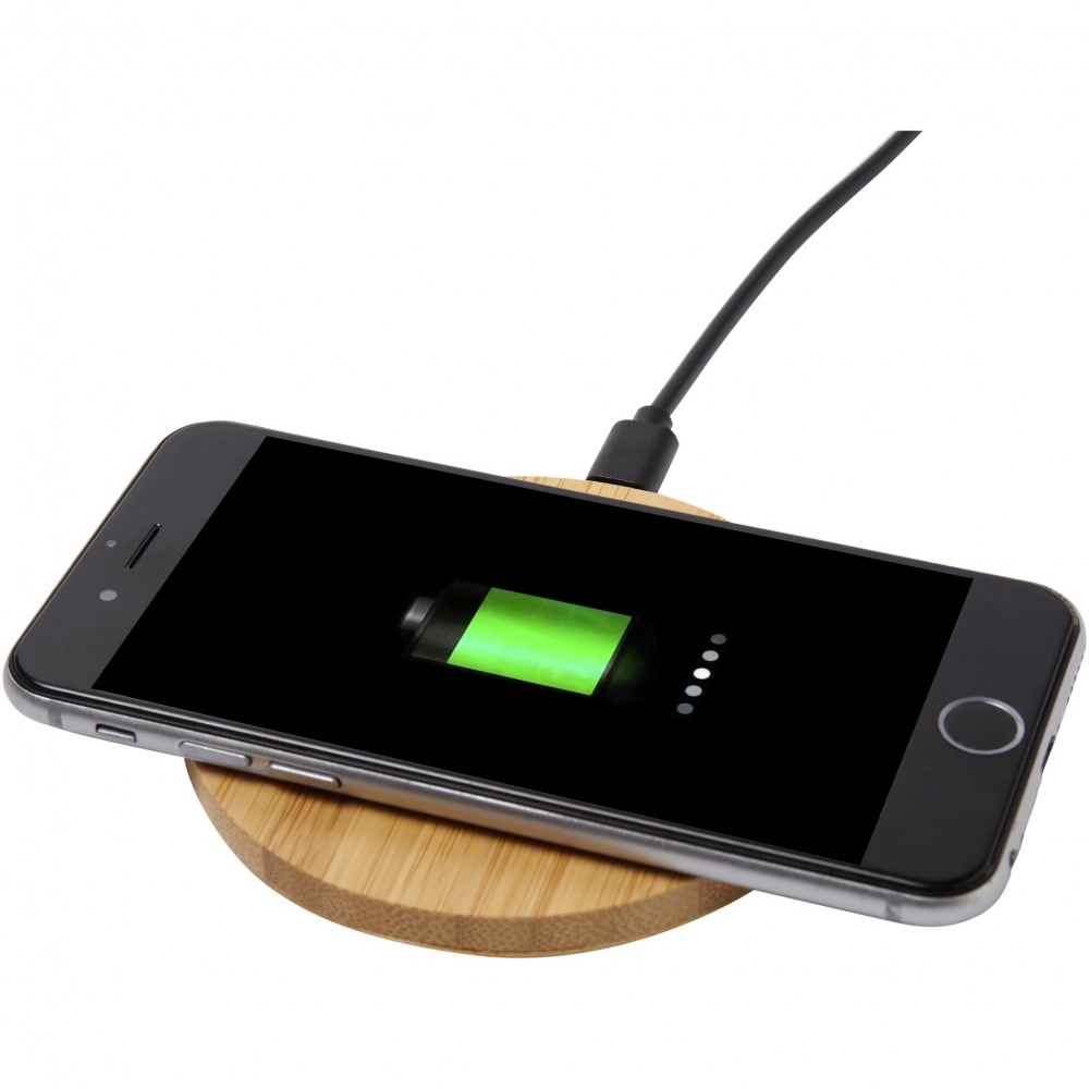 Logotrade corporate gift picture of: Essence 5W bamboo wireless charging pad