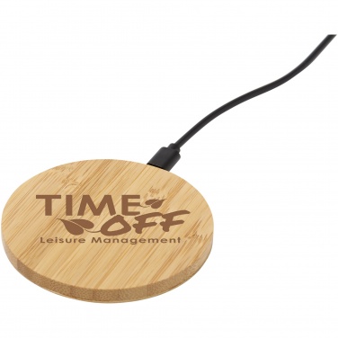 Logotrade advertising products photo of: Essence 5W bamboo wireless charging pad