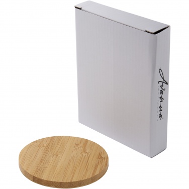 Logo trade advertising products image of: Essence 5W bamboo wireless charging pad