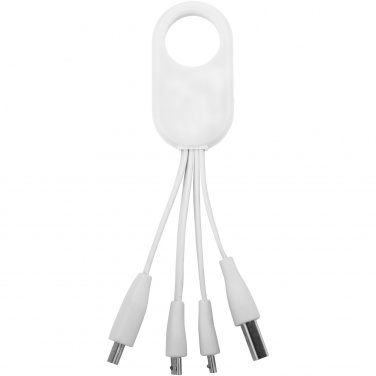 Logo trade promotional products picture of: Troup 4-in-1 charging cable with type-C tip