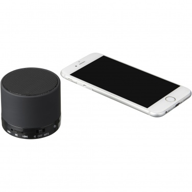 Logo trade promotional giveaways image of: Duck cylinder Bluetooth® speaker with rubber finish