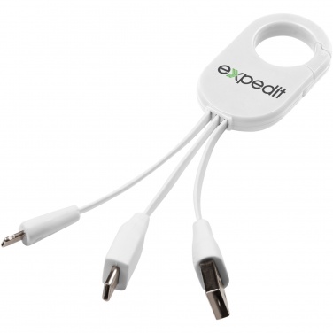 Logo trade promotional items image of: Troop 3-in-1 charging cable