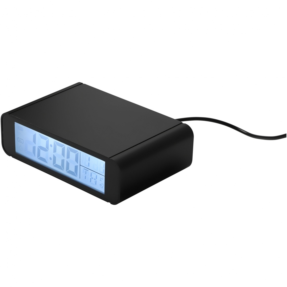 Logotrade promotional gift image of: Seconds 5W wireless charging clock