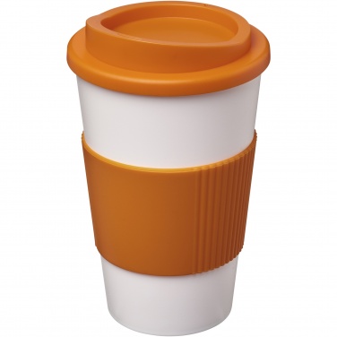 Logo trade promotional item photo of: Americano® 350 ml insulated tumbler with grip