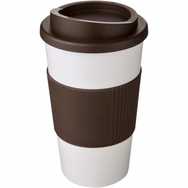 Logo trade promotional giveaways picture of: Americano® 350 ml insulated tumbler with grip