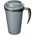 Americano® Grande 350 ml insulated mug, Grey / Solid black