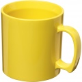 Standard 300 ml plastic mug, Yellow