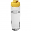 H2O Active® Tempo 700 ml flip lid sport bottle, Transparent / Yellow