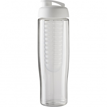 Logo trade promotional gifts image of: H2O Active® Tempo 700 ml flip lid sport bottle & infuser