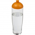 H2O Active® Tempo 700 ml dome lid sport bottle, Transparent / Orange