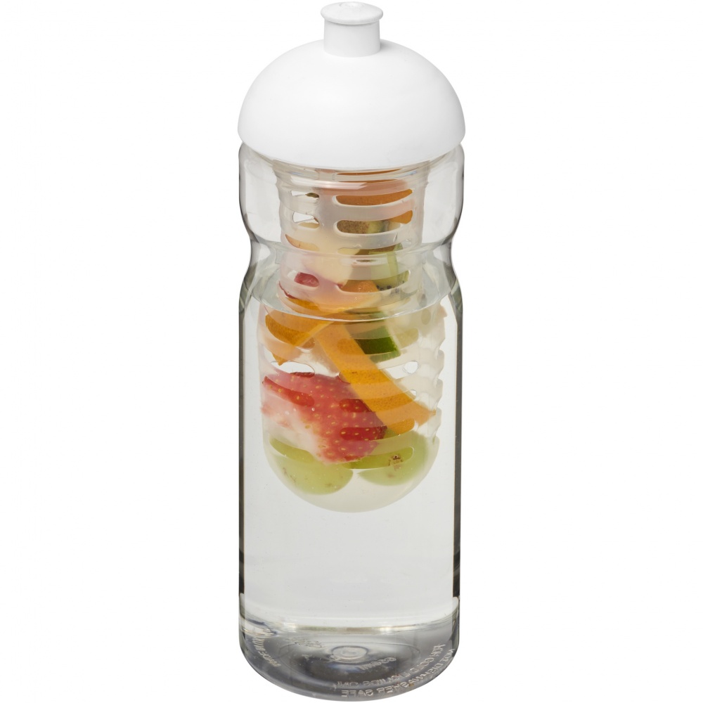 Logo trade promotional merchandise picture of: H2O Active® Base 650 ml dome lid sport bottle & infuser