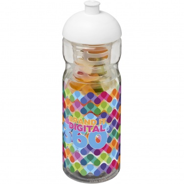 Logo trade promotional products picture of: H2O Active® Base 650 ml dome lid sport bottle & infuser