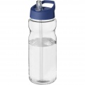 H2O Active® Base 650 ml spout lid sport bottle, Transparent / Blue