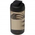 H2O Active® Bop 500 ml flip lid sport bottle, Charcoal / Solid black