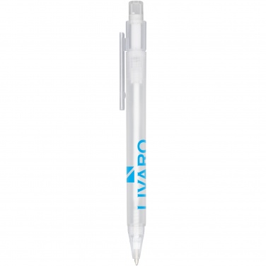 Logo trade promotional gifts image of: Calypso frosted ballpoint pen