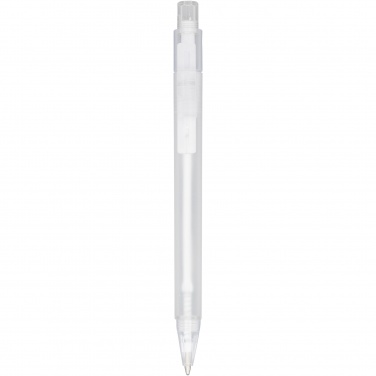 Logo trade corporate gift photo of: Calypso frosted ballpoint pen