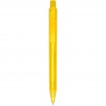 Calypso frosted ballpoint pen, Frosted yellow