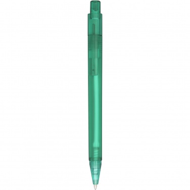 Logo trade promotional merchandise image of: Calypso frosted ballpoint pen