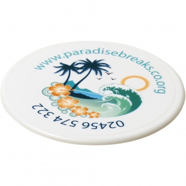 Logo trade promotional gifts image of: Renzo round plastic coaster