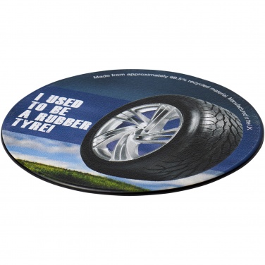 Logotrade promotional merchandise picture of: Brite-Mat® round coaster with tyre material