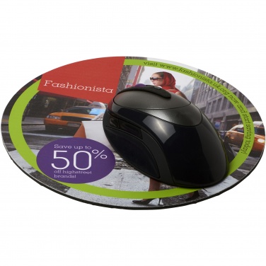 Logo trade promotional gifts image of: Q-Mat® round mouse mat